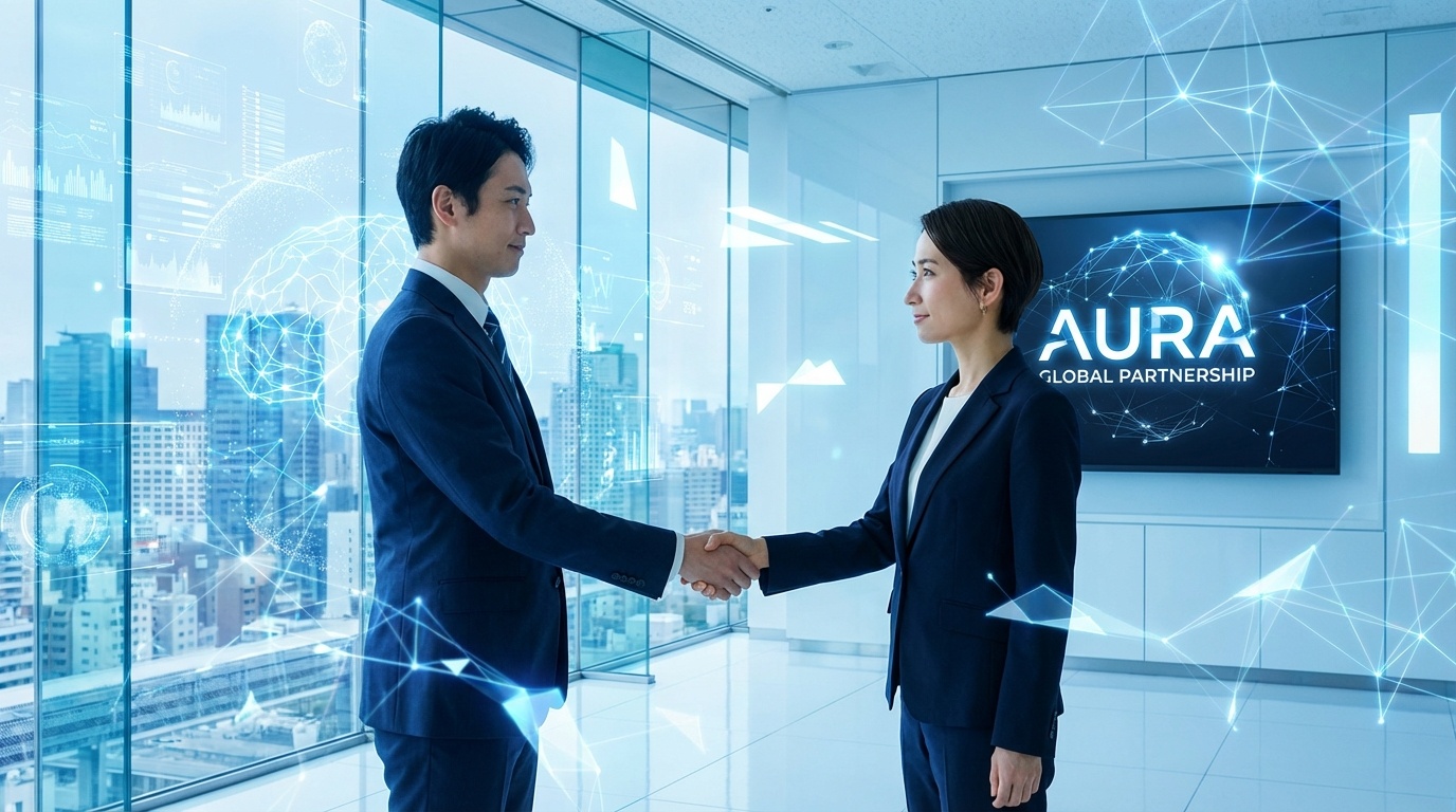 TAKAO MARKETINGとTech.B Consultingのパートナーシップ締結を示すイメージ図